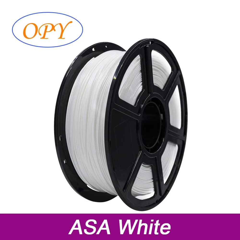 ASA 3D Printer Filament UV Resistance 1.75mm 1Kg ASA Plastic 3D Printing Material Thread 10M 100G for Fast Print Child 3D Pen sunlu 250g roll pla meta 3d filament 1 75mm fdm 3d printer high liquidity better for fast printing warm color child pen refill