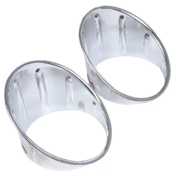 

Front Fog Light Covers Trims for BMW MINI COOPER F55 F56 F57 Car Sticker Auto Exterior Accessories Silver