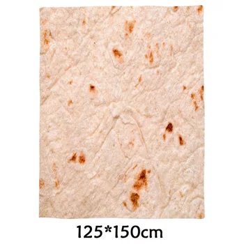 

Super Soft Warm Flannel Burrito Blankets Round Shape Airplane Travel Throw Coral Fleece Tortilla Nap Wrap Blankets A01