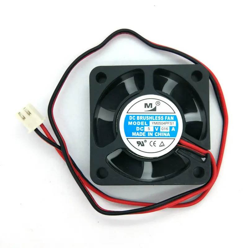 Оригинальный вентилятор YM0504PFS1 DC5V 0.16A 40x40x10 мм 4 см 2 линии