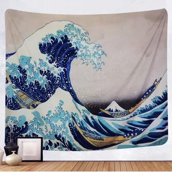 

Tapestry Wall Hangers Big Wave kanagawa Tapestry Art