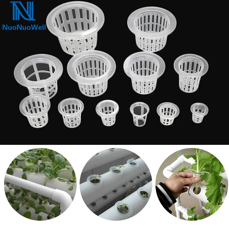 NuoNuoWell Soilless культивирование детская кровать пластиковые корзины гидропоники растительного поля посадки рассады защиты корней