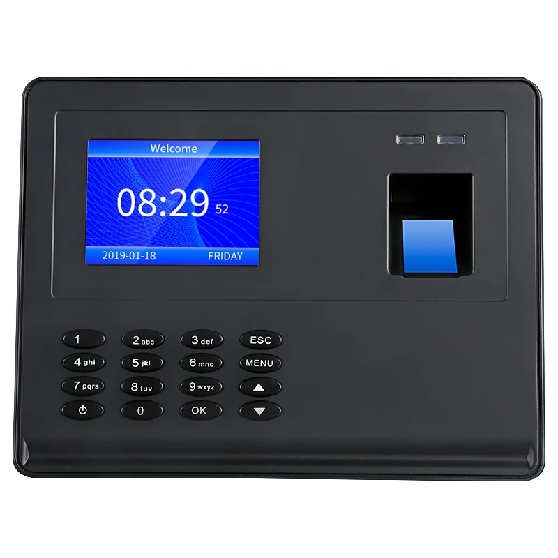 HD Screen Password Fingerprint Time Recorder Clock Attendance Machine Time Recording DW-F02