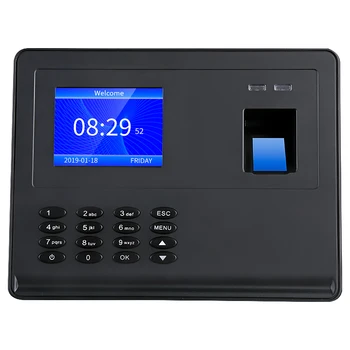 

HD Screen Password Fingerprint Time Recorder Clock Attendance Machine Time Recording DW-F02