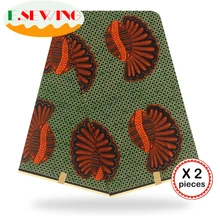 Африканская восковая ткань с принтом Анкара для шитья Анкара африканская ткань 12 ярдов нигерийская хлопковая ткань Гана для платья 90118