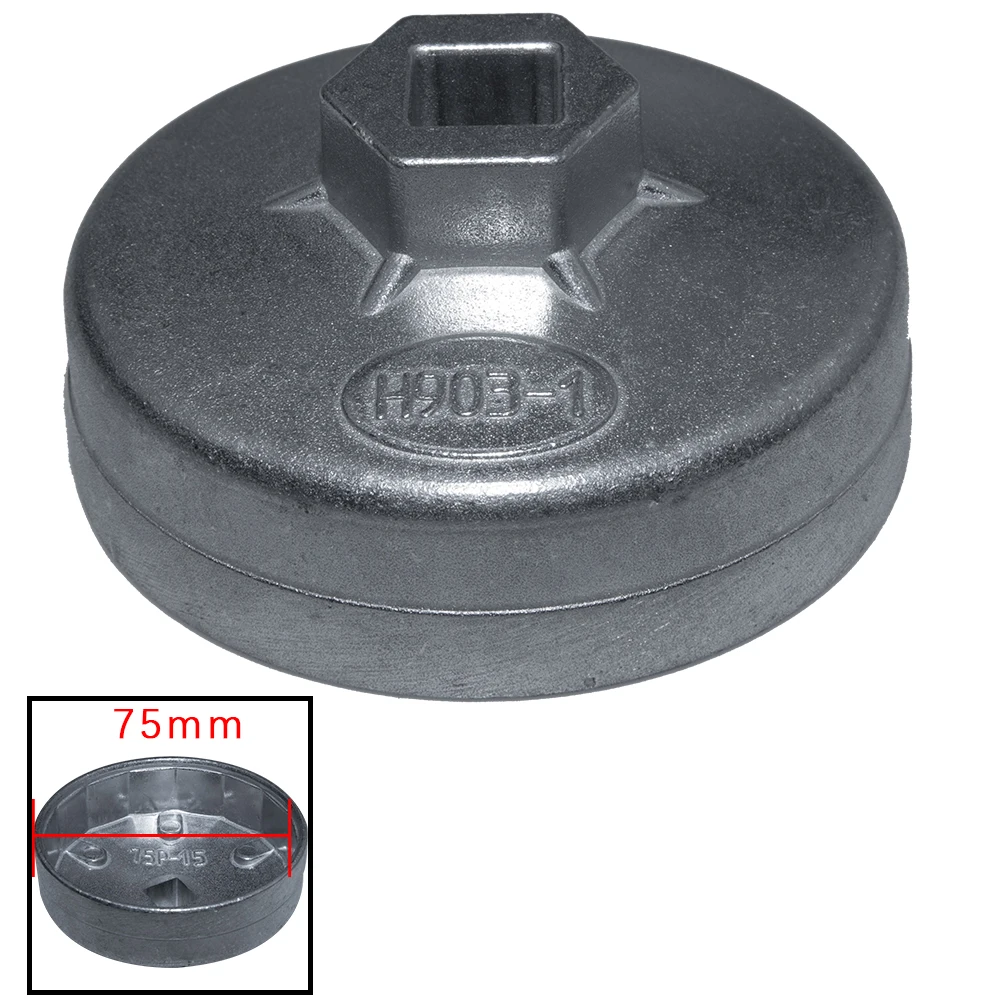 75mm 15 Flute 903-1 Aluminum Car Auto Oil Filter Wrench Socket Remover Tool For U.S General Motors Kerisler car accessories,oil filter wrench,car oil filter,car filter