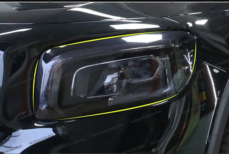 Schwarz Transparent Auto Scheinwerfer Rücklicht Schutz Film Aufkleber für  Mercedes Benz Glb 2019 2020 2021 2022 X247 Styling - AliExpress