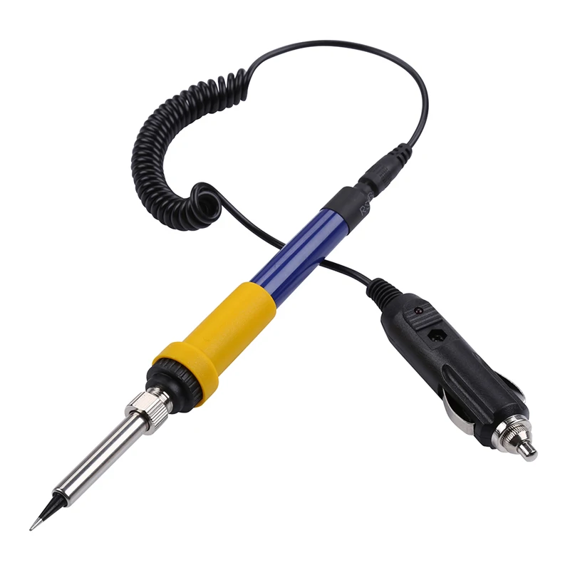 60 Вт DC12V электрический паяльник сварочный карандаш низкого напряжения авто припой ремонтные инструменты - Цвет: Blue