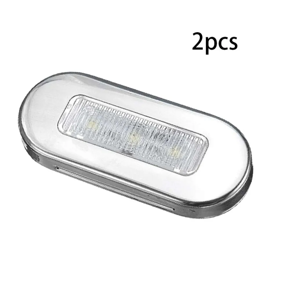 12V 3Led Car яхта Нержавеющая сталь морской навигации СИД светильник красный и зеленый сигнала Lichter военно-морской исходя из 2 шт