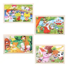 

Child Puzzle Games For Children Cartoon Animals Wood Puzzles Jigsaw Other Hobby Readings Cube Maze Montessori Educational Toys