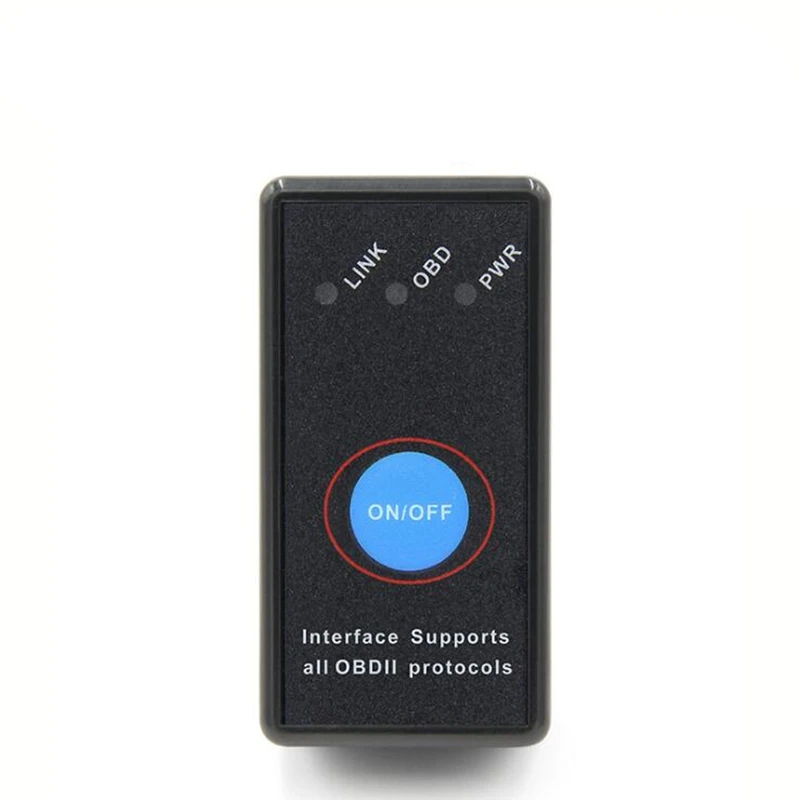 Горячая Распродажа Автомобильный детектор ELM327 V1.5 25K80 Bluetooth с переключателем |