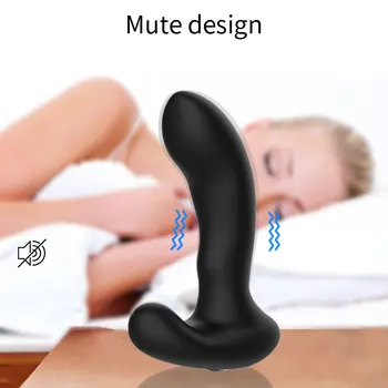 New Rolling & Vibrating Male Prostate Massage Remote Control Anal Plug & Butt Plugs for Man G-Spot Stimulate Gay Anal Sex Toys 4