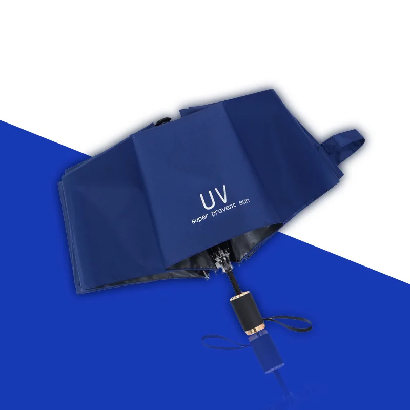 

New Products Advertising Umbrella UV Umbrella Long Version Folding Parasol Parasol Rain Or Shine Dual Purpose Hair