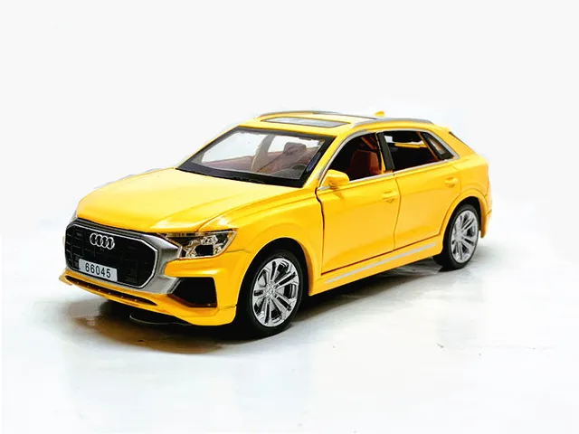 high simulation 1:32 Audi Q8 with sound light pull back alloy toy car model toys for children gifts free shipping 5