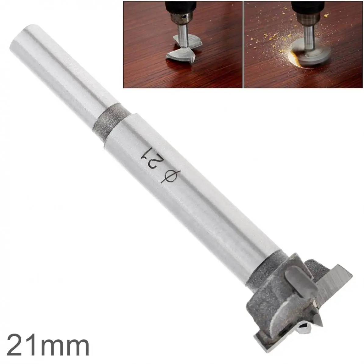 21mm Hard Alloy Wood Drill Bits Woodworking Hole Opener for Drilling on Plasterboard /Plastic Boards / Wooden Board