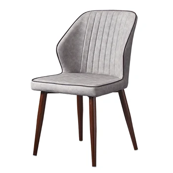 

Nordic dressing manicure stool back leisure casual soft soft cloth fabric dining chair