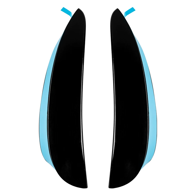 2x Car Front Bumper Lip Splitter Vent Flap Spolier Fin For Mercedes Benz E Class W213 C238 E200 E300 E350 AMG