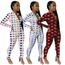 butterfly jumpsuit Sexy Long Sleeve Bodycon Jumpsuits for Women 2020 Club Outfits One Piece Rompers Tracksuit Overalls