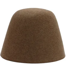 Шляпа Женская новая Рыбацкая шляпа осенняя и зимняя уличная шерстяная шляпа японская одноцветная колокольная образная крышка Мужская Панама