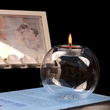 Настольный держатель для растений ваза украшение стеклянная свеча Bauble стеклянный террариум стол воздушные растения прозрачный Microlandschaft свадьба