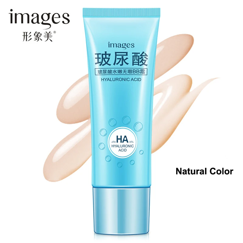 Natural color Гиалуроновая кислота BB Крем-корректор увлажняющий тональный крем отбеливающая Подушка макияж голый для лица красота макияж - Цвет: Natural color