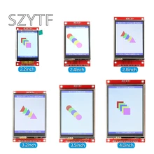 Série de porta serial gui 2.2/2.4/2.8/3.2/3.5/4.0 polegadas tft lcd tela sensível ao toque módulo para placa de desenvolvimento stm