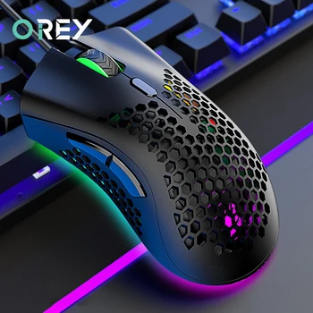 

Wired Gaming Mouse 6 Button RGB Backlight Magic Silent Mouse for HP Laptop Mause PC Gamer Notebook Computer Ergonomic Mouse Mice