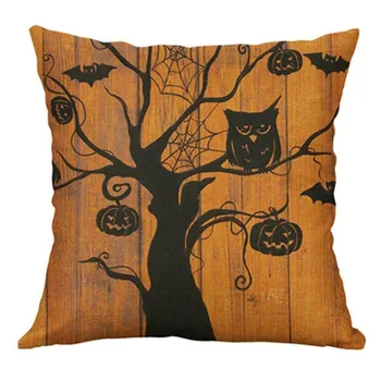 

Cushion covers Feature Halloween Pumpkin Throw Pillow Cover Pillowcases Decorative Sofa Cushion good decoration for home 2020