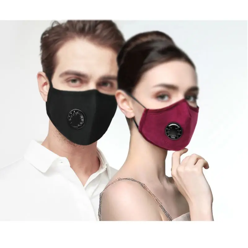

PM 2.5 Air Pollution Dust-proof Masks For Smoke Smells Adjustable Ear Straps Reusable Cotton Respirator Face Mouth Mask