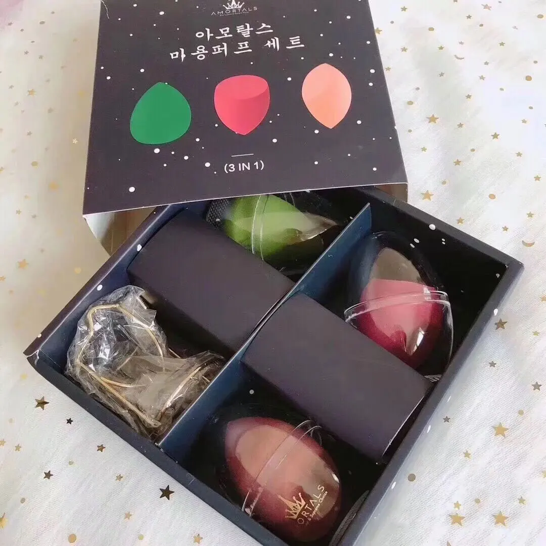 

Fashion portable second-generation sponge beauty egg soft not to eat liquid foundation wet and dry puff makeup sponge egg