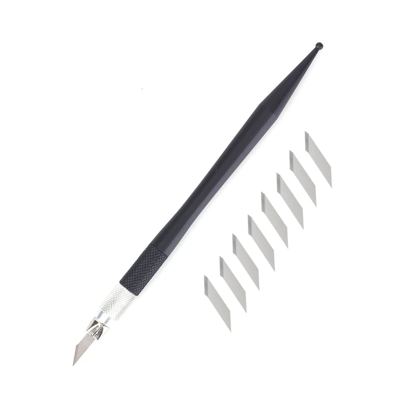 Десять-WIN резной нож для резки бумаги нож линейка Набор сменных лезвий