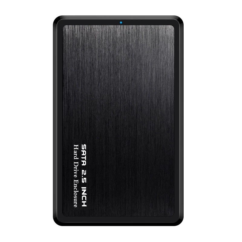 Чехол для жесткого диска 2,5 дюймов SATA To USB3.0 SSD адаптер для 7 мм/9,5 мм USB коробка для жесткого диска внешний HDD корпус - Цвет: Black