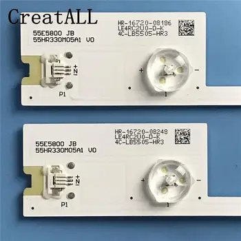 

LED Backlight strip for TCL 55'' TV L55E5800A-UD D55A561U B55A558U B55A658U 55E5800 JB 55HR330M05A1 V0 4C-LB5505-HR2 HR3 YH1