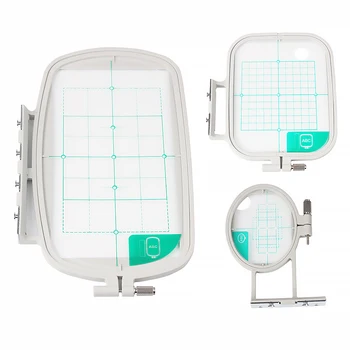 

3 Pcs/set Embroidery Hoops Household Knitting Sewing Machine Frames Replacement for NV500/NV500D/NV900