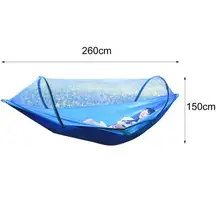 

40%HOT Mosquito Net Hammock Useful Adjustable Tent Nylon Camping Tent Hanging Bed for Outdoors