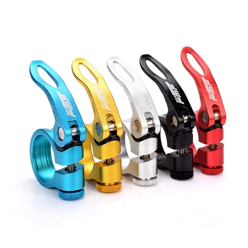 MTB Road Bike Bicycle Seatpost Clamp Quick Release Seat Post Clamps 31.8mm