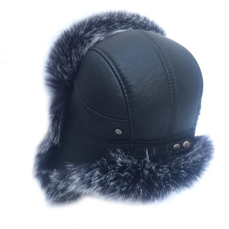 Fur Hat Earflap Hat Winter Hat Fashion Hat Faux Fur Hat For Men