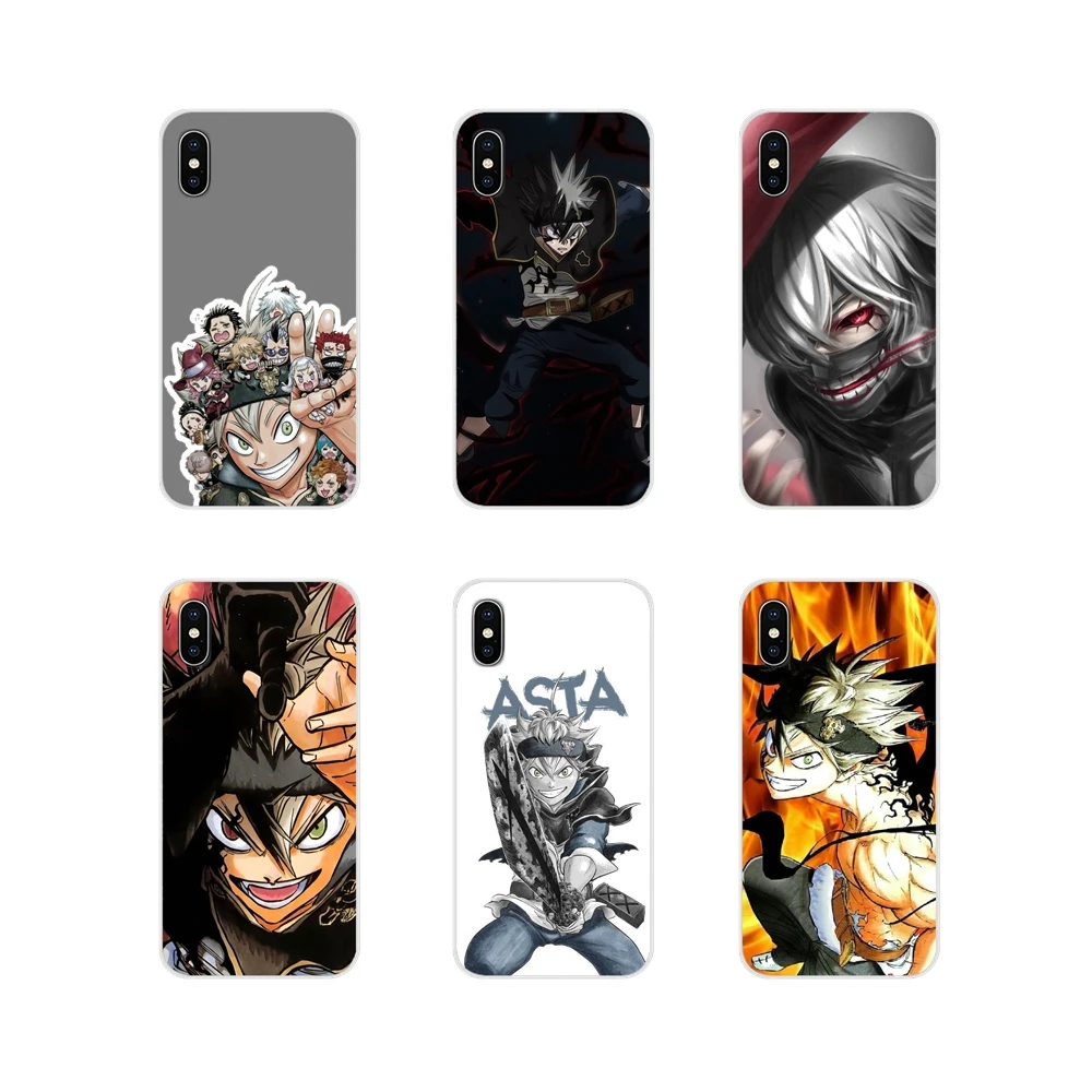 Accessories Phone Cases Covers For Samsung A10 A30 A40 A50 A60 A70 M30 Galaxy Note 2 3 4 5 8 9 10 PLUS Manga Anime Black Clover | Мобильные