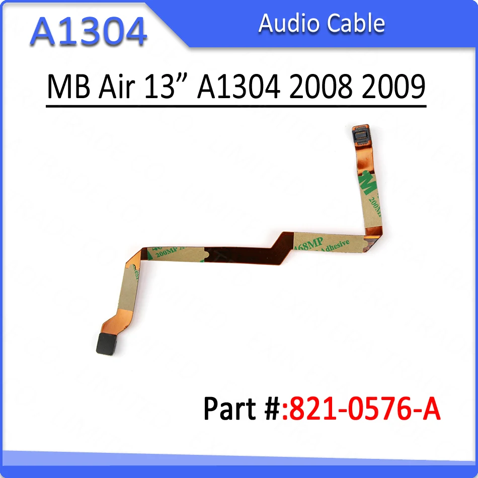 Used 821-0576-A for MacBook Air A1304 Audio Flat Cable Flex Ribbon Speaker 2008 2009 Year | Компьютеры и офис