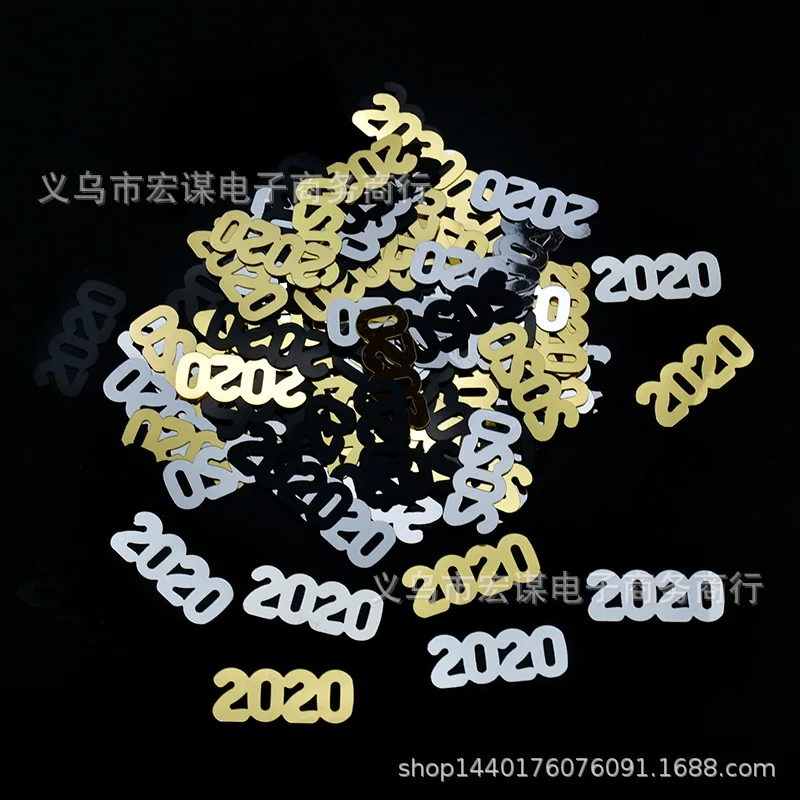 1 Happy New Year /Merry Christmas/15 grams Sequins PVC Flat for DIY Card Making Craft Color Collection - Цвет: 1