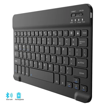 

BDF Russian/English Mini Bluetooth Wireless Keyboard KeyCaps with Touchpad for Windows Android IOS Tablet Laptop Ipad Smartphone