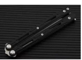 black stonewashed Maxace SERPENT STRIKER G10 Ручка 14C28N сталь Stonewash тупой нож - Цвет: black stonewashed