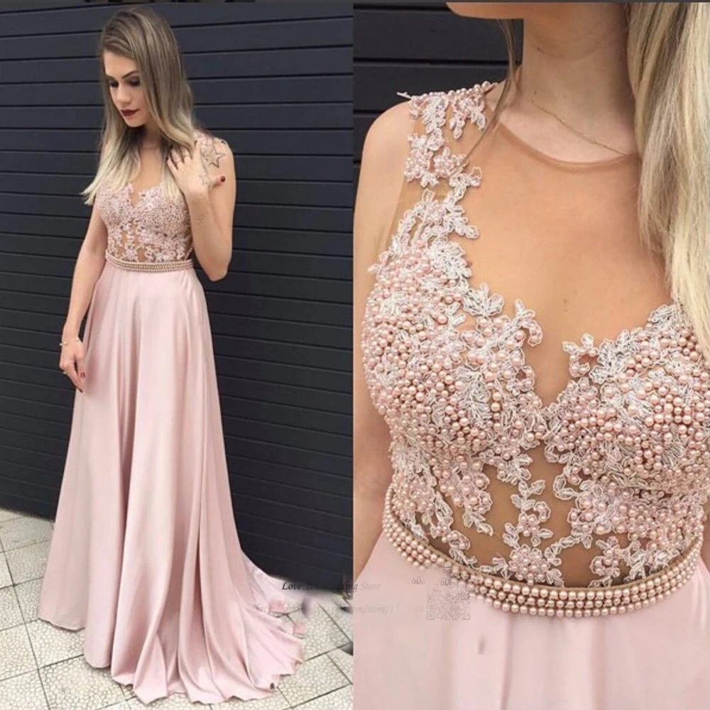 Элегантные длинные вечерние платья robe de soiree Для женщин пол Длина Формальное вечернее платье vestidos de festa платья для матери невесты - Цвет: same as picture