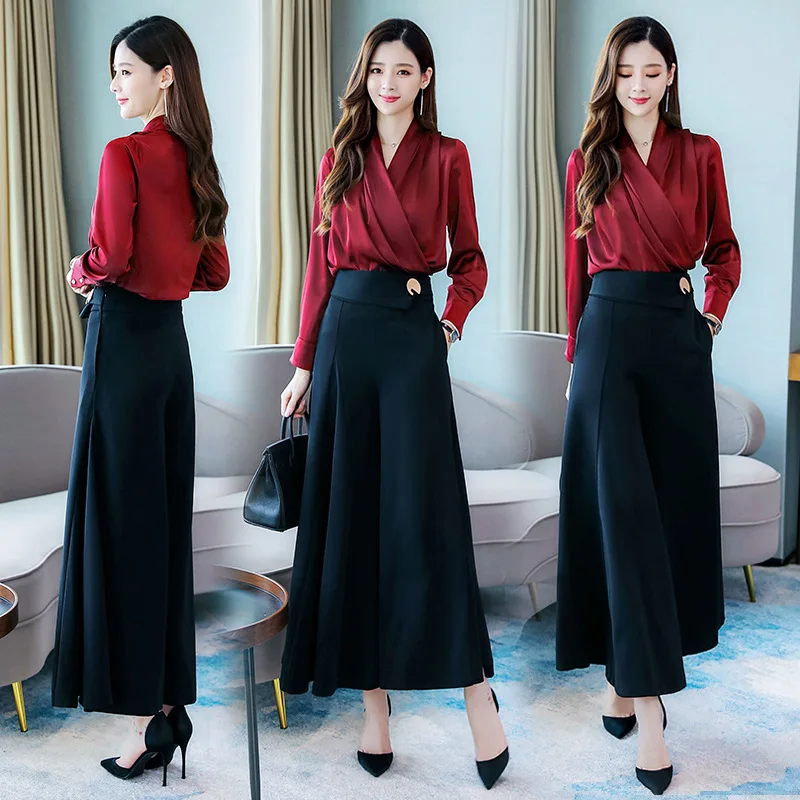 

Autumn Clothing 2019 New Style WOMEN'S Dress Spring And Autumn Business Elegant Goddess-Style Elegant Set Fashion-Style Fashiona