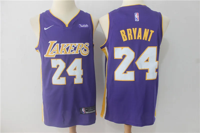 for men А+++ Качественная мужская футболка для взрослых Лос-Анжелес#24 Bryant#8 Kobe - Цвет: for men