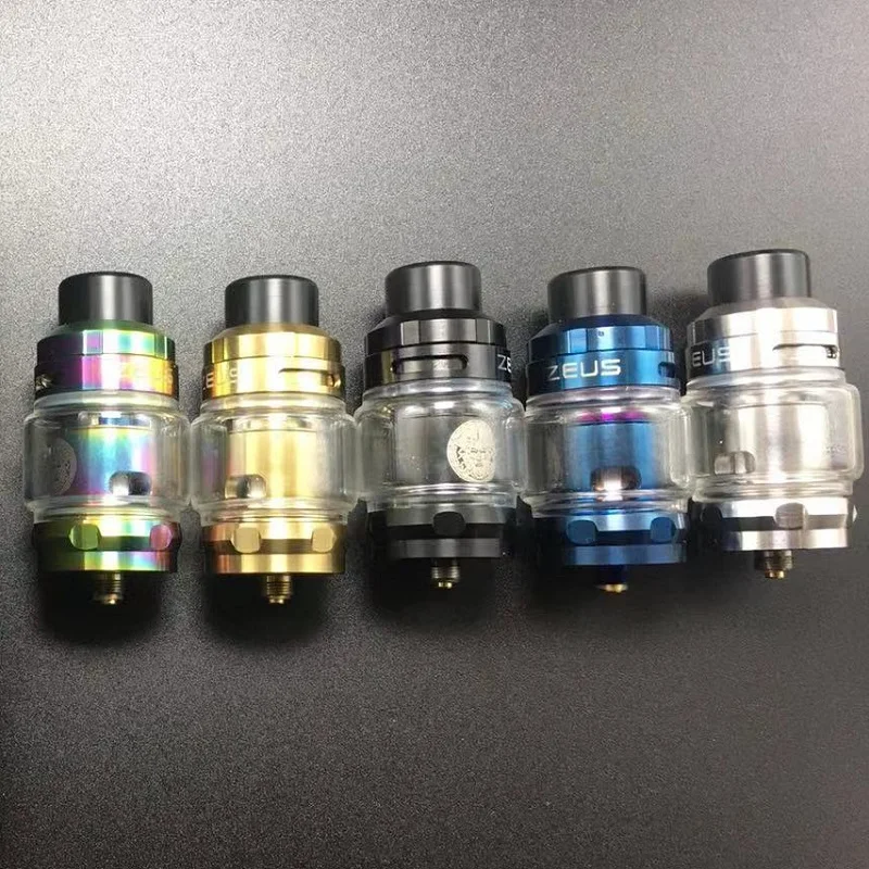 

Atomizer with 0.2 ohm Coils RTA Tank 5ML Electronic Cigarette zeus sub ohm rta dual coil Tank Adjustable Airflow subohm atomizer