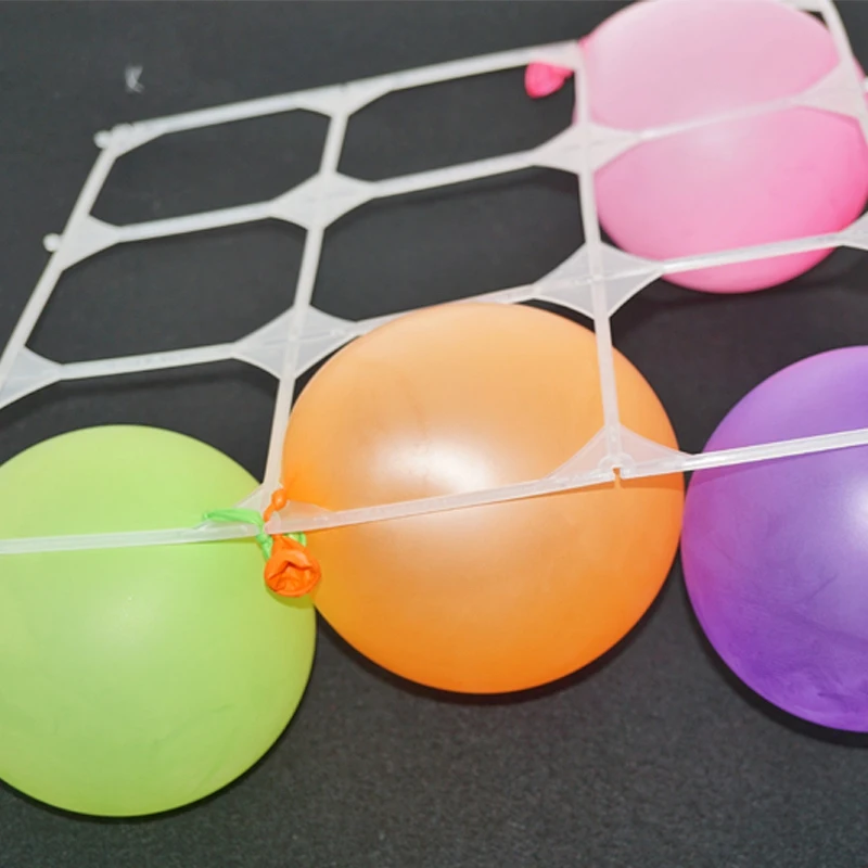 20 воздушных шаров настенная сетка латексный шар формовочные аксессуары пластик 9 отверстий воздушный шар забор для украшения дня рождения свадьбы