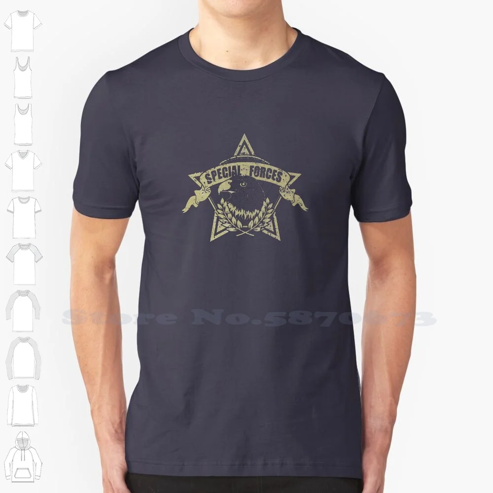 Maglietta Divertente Estiva Delle Forze Speciali Per Uomo Donna Eagle Military Comando Delta Force Usa Star Army Veterano Service Nato Vietnam