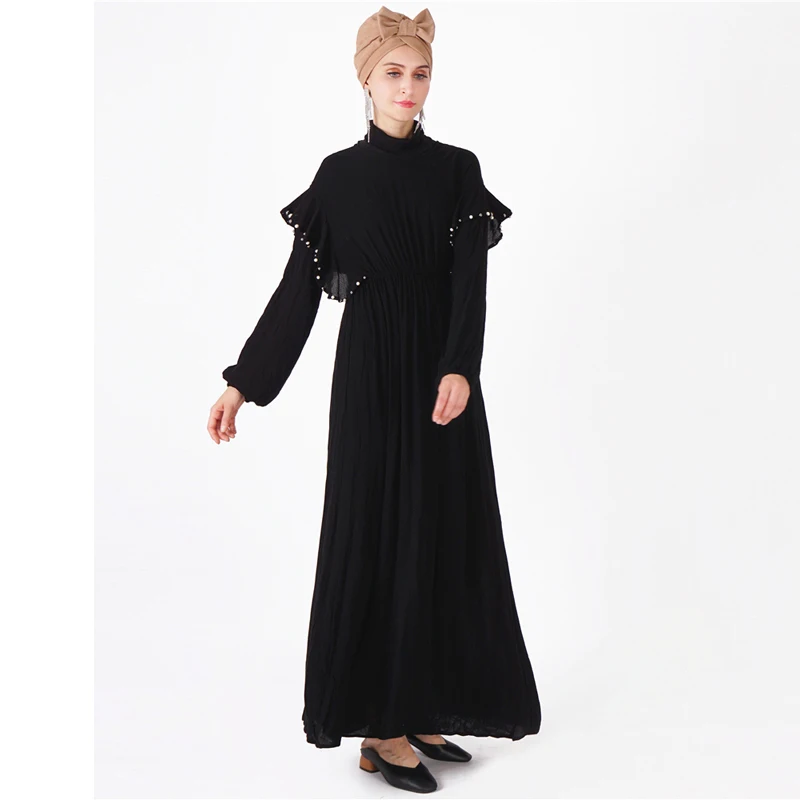 Abaya мусульманская одежда для Дубай мусульманский хиджаб платье Vestido Jilbab Caftan Рамадан арабские платья Tesettur Elbise одеяние мусульмане Longue кафтан