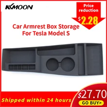 Ящик для хранения в подлокотнике автомобиля центральная консоль Органайзер контейнеры держатель коробка для Tesla модель S